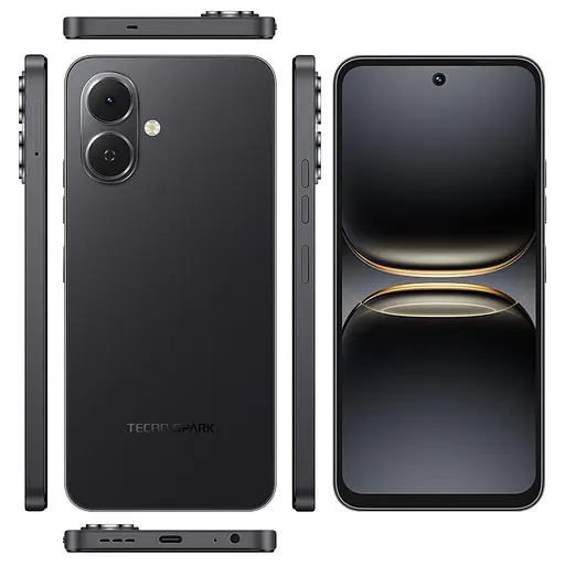 Смартфон Tecno TECNO Spark Go 2 KM4 6.67" 4/128ГБ 2SIM 5000 мАxчас Ink Black - фото 6