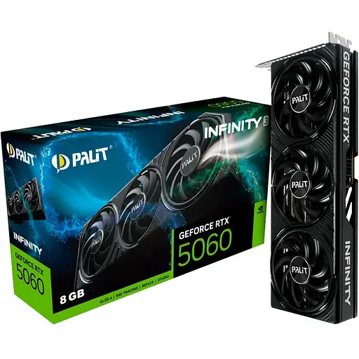Видеокарта Palit GeForce RTX 5060 Infinity 3 (NE75060019P1-GB2063S) UA [138809]