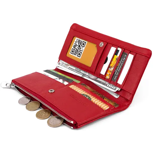 Кожаный женский кошелек ST Leather 18.5х9х1.5 см acs0016002 - фото 4