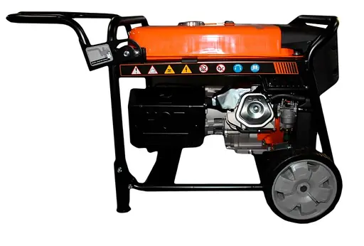 Генератор бензиновий GTM 7,0/7,5 кВт, однофазний, ручний/електро/авто запуск, із вбудованим АВР (DK7500-L) - фото 5