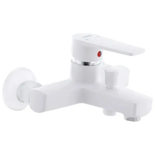 Смеситель для ванны PLAMIX Leo-009 White (без шланга и лейки) (PM0555) - фото 1