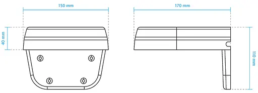 Кронштейн Vivotek L-shape AM-21A - фото 2