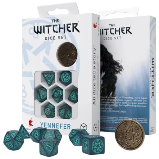 Набір кубиків The Witcher Dice Set. Yennefer - Sorceress Supreme , 7 шт. (SWYE01)