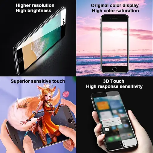 EFAITHFIX Дисплей для iPhone 6S Заміна РК-екрана Чорний 4,7-дюймовий дисплей у зборі Рамки 3D Сенсорний екран Дигітайзер - фото 4