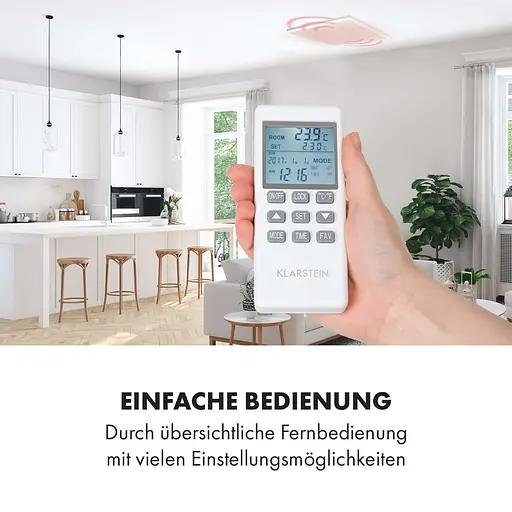 Инфракрасный обогреватель Klarstein Midnight Sun потолочный (10035321) - фото 3