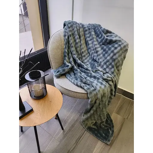 Плед рельєфний Versailles Насичений графіт 200х220 см VS-PR-4400G (147969) - фото 7