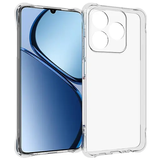 TPU чехол GETMAN Ease logo усиленные углы Full Camera для Realme C61 4G / C63 4G Бесцветный (прозрачный)