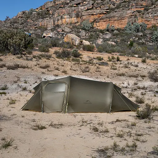 Намет Naturehike Opalus UL CNK2450WS036 тримісний темно-зелений - фото 14