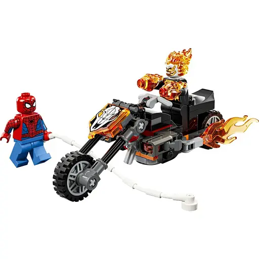 Конструктор LEGO Super Heroes Marvel Человек-паук vs. Призрачный всадник на мотоцикле 72 детали (76335) - фото 2