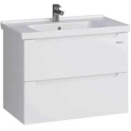 Тумба підвісна Sanwerk Ера Air 80 Білий з умивальником Idea (MV0000856) Білий - фото 1