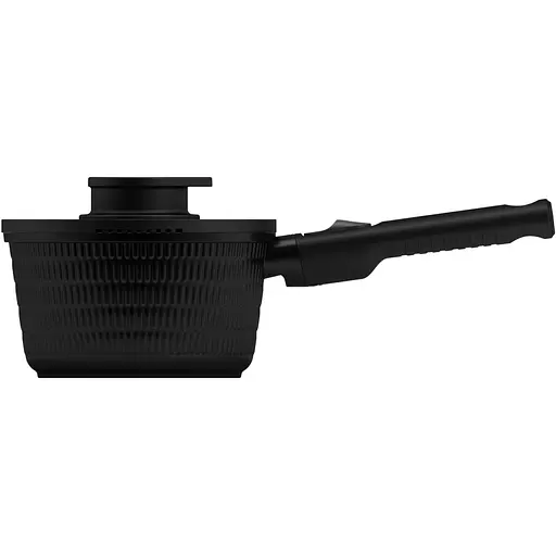 Ківш Ringel Grey Line  зі з'ємною ручкою з кришкою 16 см (RG-4155-16) - фото 2