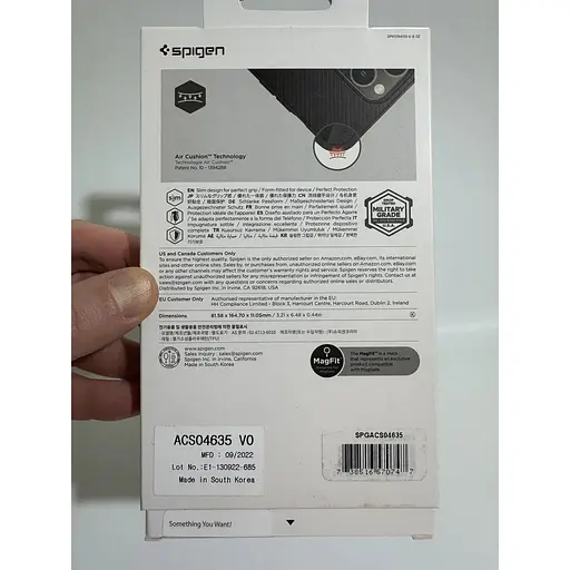 Оригинальный противоударный чехол Spigen Core Armor Mag MagSafe для iPhone 14 Pro Max Black ACS04635 MagFit - фото 6