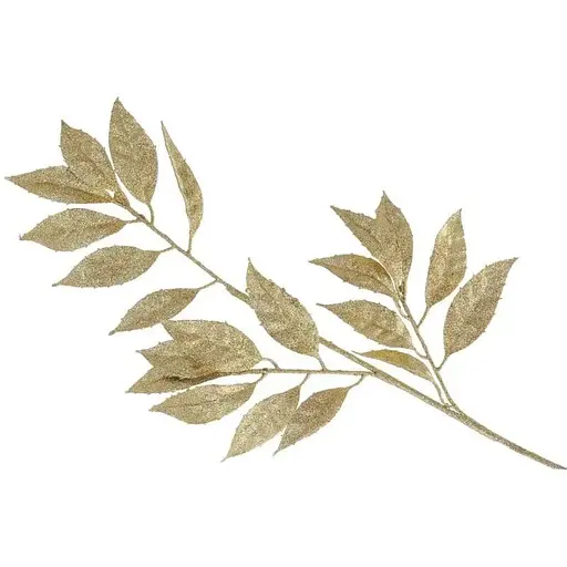 Декоративная ветка 76 см Искусственные материалы для декора и флористики Золото - фото 1