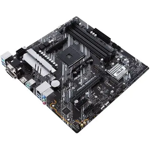 Материнская плата Asus Prime AM4 (B550) B550M-A/CSM, B550, 4xDDR4, Int.Video (CPU), 4xSATA3, 2xM.2, 1xPCI-E 16x 4.0, 2xPCI-E 1x 3.0,TL 8xUSB3.2/4xUSB2.0, VGA/DVI-D/HDMI, MicroATX - фото 5