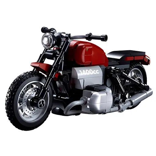 Конструктор Sluban Model Bricks Мотоцикл на 222 деталі 1:12 (M38-B1131) - фото 2