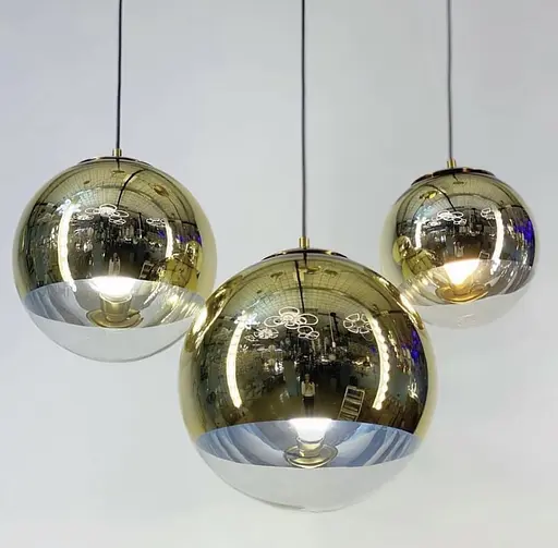 Підвісний світильник із золотистим напиленням Ø 25 см | Line F | Арт. AA320-250 GD - фото 2