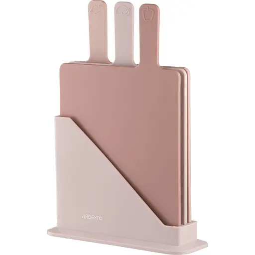 Набір дошок кухонних на підставці Ardesto Fresh 24.1х33х7.9 см 3 шт. (AR1403BB) - фото 2