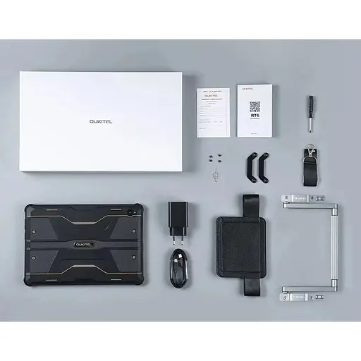 Планшет Oukitel RT6 10.1" FHD+ 8GB/256GB/MT8788/20000mAh/16+16Мп/IP69K/NFC/LTE Black - фото 7