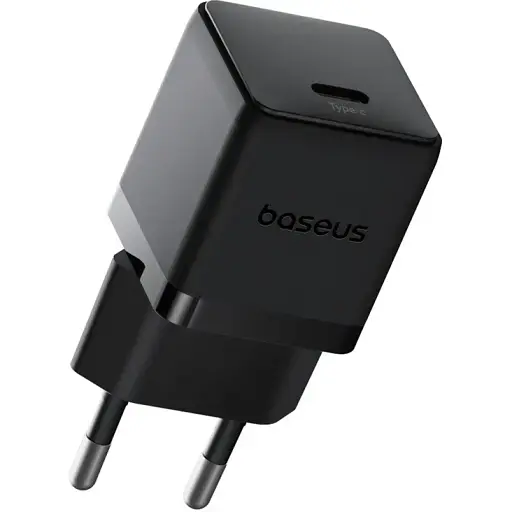 Мережевий зарядний пристрій Baseus Palm Fast Charger 1C 20W EU Cluster чорний - фото 1