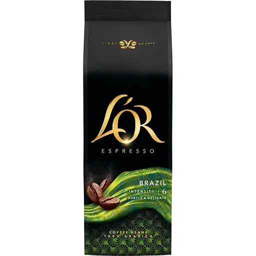 Кава в зернах L'OR Espresso Brazil, 500 г (814423)