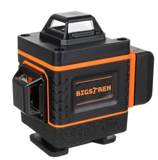 Лазерний рівень 4D Bigstren 18763 (16 ліній), зелений промінь 360°, самовирівнювальний нівелір із пультом та кейсом - фото 8
