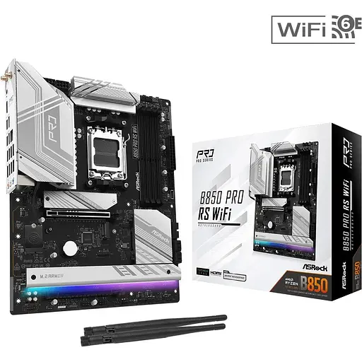 Материнська плата ASRock B850 Pro RS WiFi [139998] - фото 4