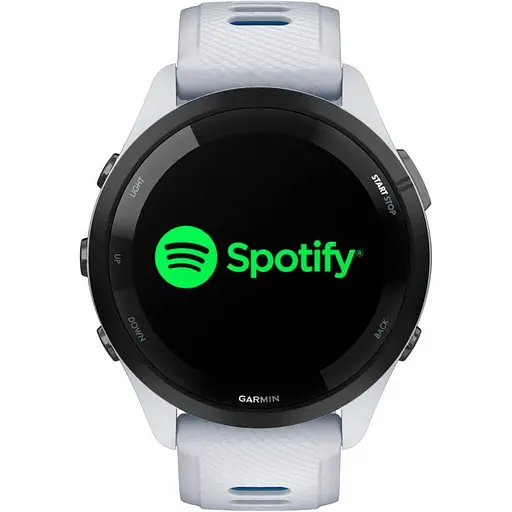 Смарт-годинник Garmin Forerunner 265 Black Bezel with Whitestone Case and Whitestone/Tidal Blue Silicone Band (010-02810-01) [89366] - фото 6