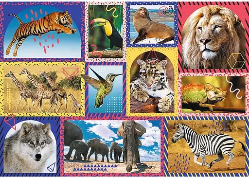 Пазл Trefl Дикая природа коллаж 1000 эл. (10673) - фото 2