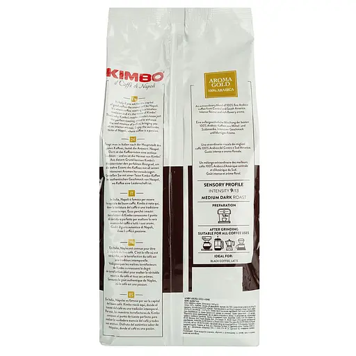 Кава в зернах Kimbo Aroma Gold, 100% Arabica, 1 кг (732159) - фото 7