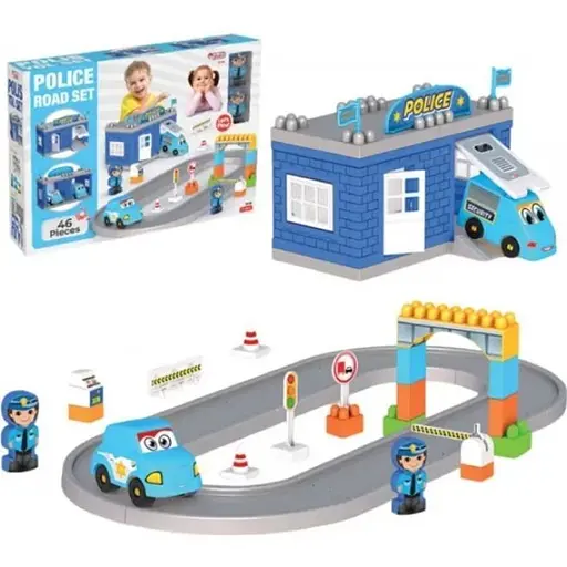 Конструктор Dede Полицейский участок 46 элементов (3322)