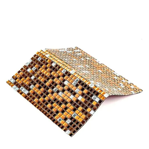 Мозаика зеркальная Wall Sticker 298х298х4.5мм Медная SW-00002370 - фото 2