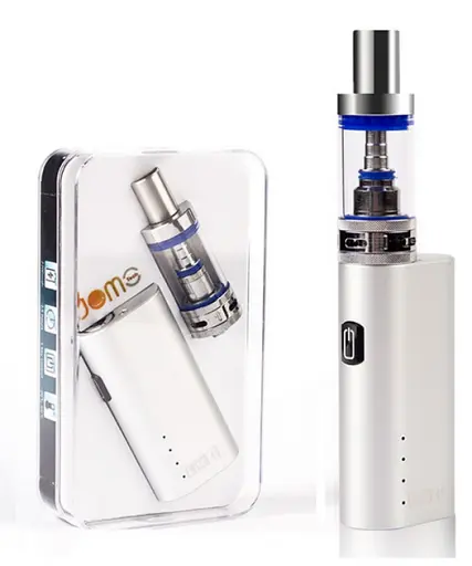 Набір Електронна сигарета Jomo Lite 40w 2200mAh Kit +3 випарника в подарунок Вейп Kit Silver (18201)