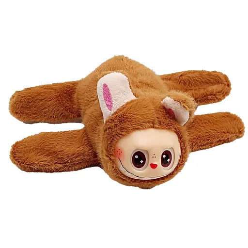 Дитяча м'яка іграшка-браслет The Monsters Labubu LBB-R(Brown)