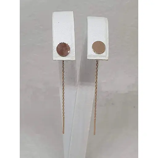 Золоті сережки-протяжки Favoritum. 210100 - фото 3