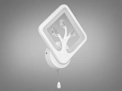 Декоративний світлодіодний прикроватний світильник Diasha 15 Вт білий - фото 3