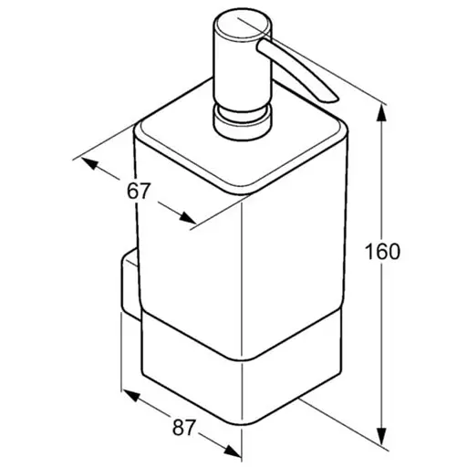 Дозатор для рідкого мила Kludi E2 4997605 - фото 5