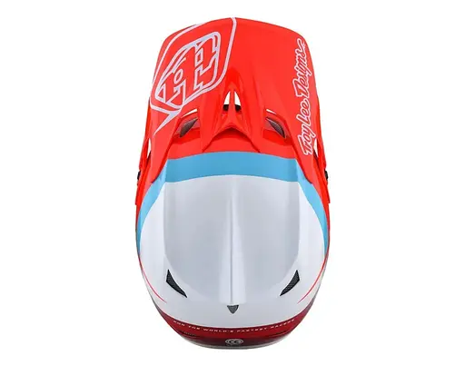 Велошолом Troy Lee Designs D3 Fiberlite Slant L Red (1106-198744014) - фото 5