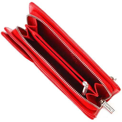 Кожаный женский кошелек Canpellini 20х10.5х3 см acs0025087 - фото 4