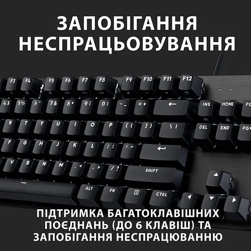 Клавиатура Logitech G413 TKL SE Black (920-010446) - фото 5