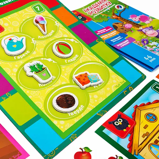 Дитяча розвиваюча настільна гра "Академія розвитку" VT5412-03, 4-6 років - фото 5