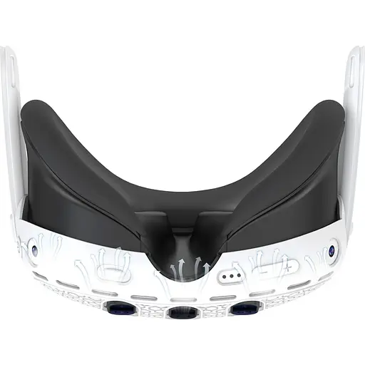 Чохол для VR-окулярів GINWDAY Silicone VR Shell Protective для Meta Quest 3 White [139305] - фото 4