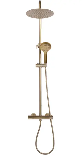 Душовя система Rea Vincent з термостотом brushed gold REA-P6602, Золотий - фото 3