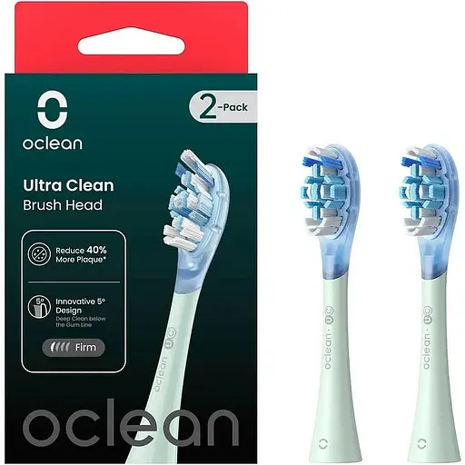 Насадка Oclean Ultra Clean Brush Head UC01 G02 Green 2 psc  - фото 1