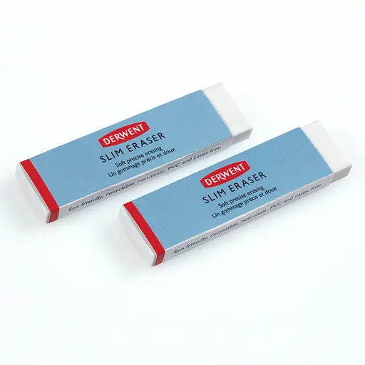 Набор ластиков Derwent Slim 2 шт - фото 4