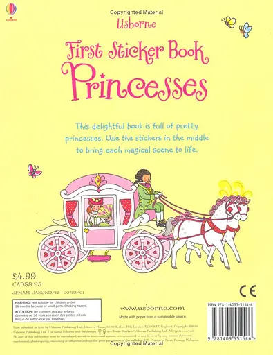 First Sticker Book. Princesses - фото 4