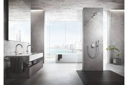 Смеситель для умывальника на одно отверстие L-Size Grohe Atrio new 21019003 Хром - фото 3