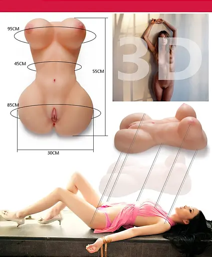 Реалістичний мастурбатор Feel Me Bare Mega (тілесний) - фото 4