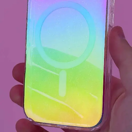 Чохол Epik TPU Galaxy Sparkle MagFit для Apple iPhone 16, 6.1 Chroma+Glitter - фото 2