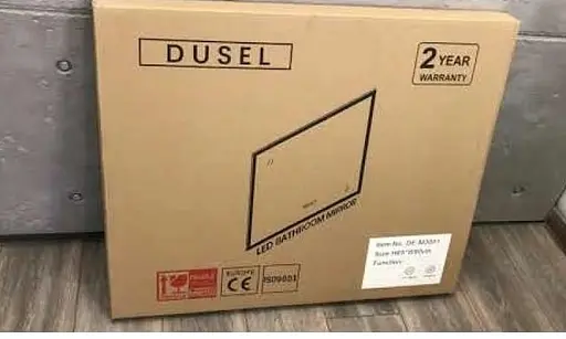 Дзеркало Dusel DE-M3001 70x90 см, Білий - фото 7