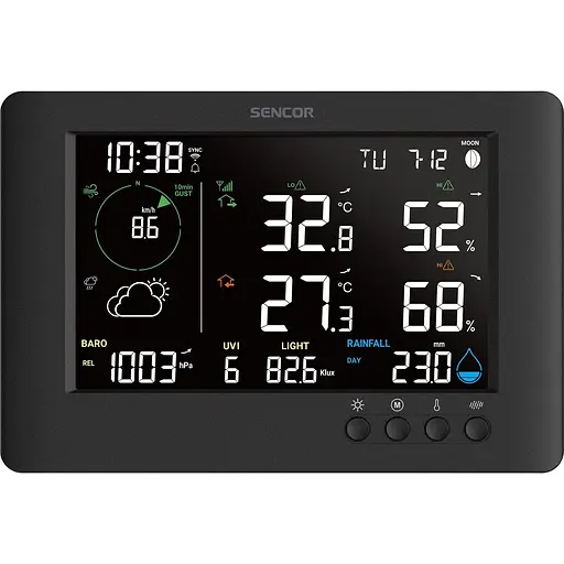 Умная метеостанция Sencor SWS 10500 WIFI (150864) - фото 9